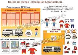 Панно "Пожарная безопасность"