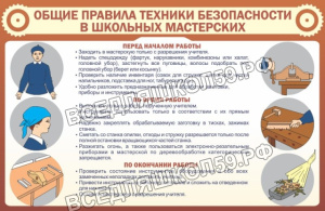 Общие правила ТБ в школьных мастерских Общие правила ТБ в школьных мастерских
