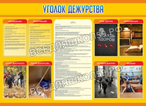 Уголок дежурства Уголок дежурства