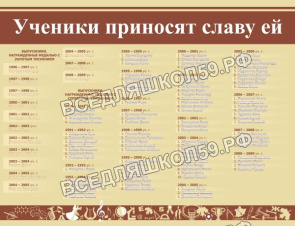 Ученики приносят славу ей Ученики приносят славу ей