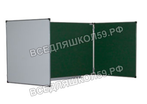 Доска аудиторная ДК 33 к, мел/фл., 3000х1000 Доска аудиторная ДК 33 к, мел/фл., 3000х1000