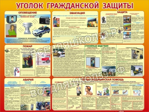 Уголок гражданской защиты Уголок гражданской защиты